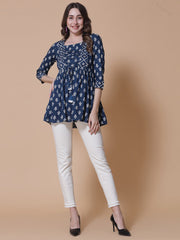 Ethnic Printed Peplum Top