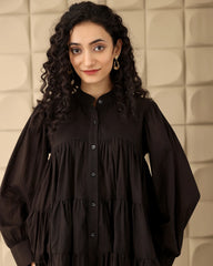CLASSIC BLACK TIERED SHIRT