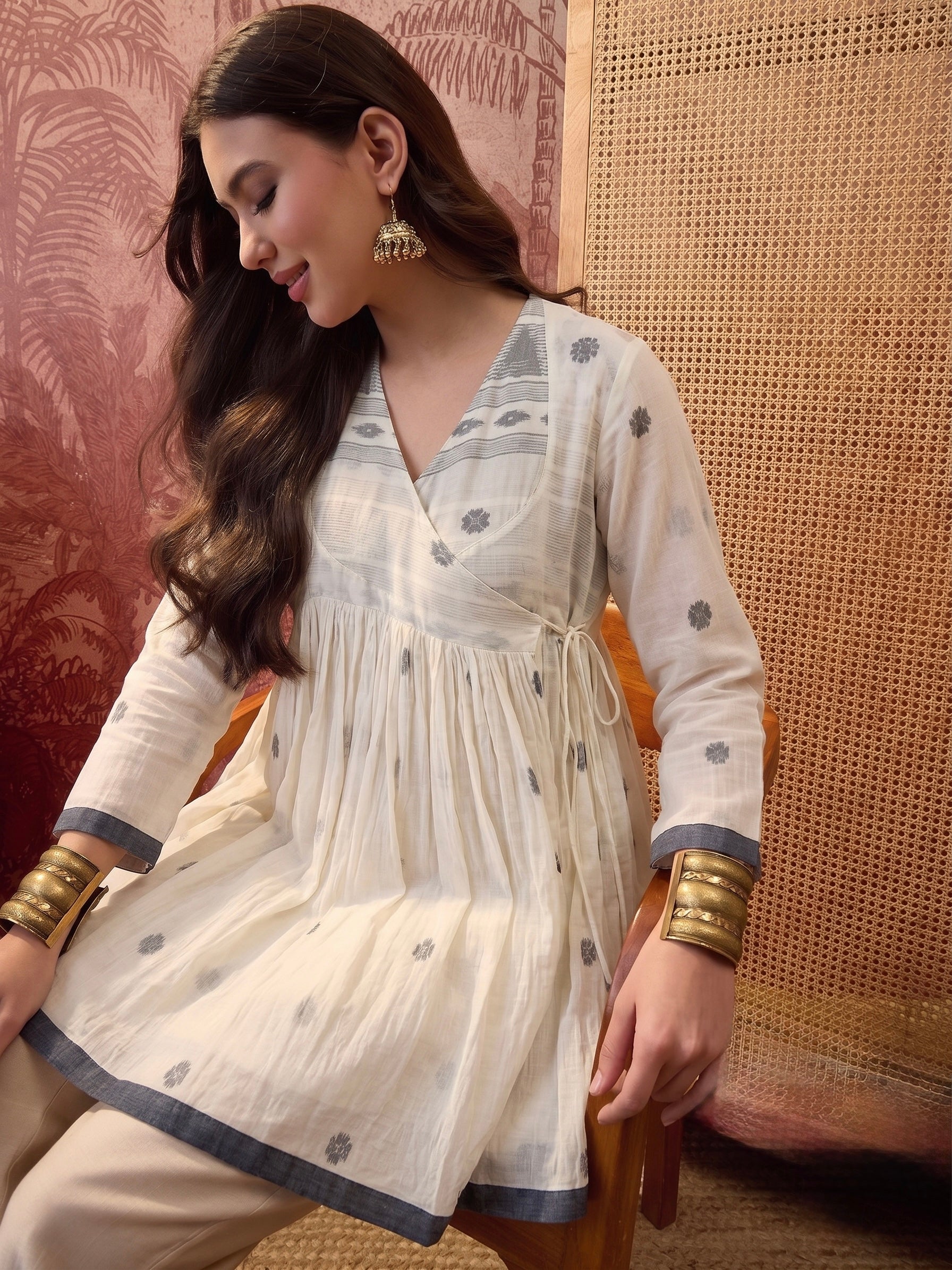 Angrakha-Style Tunic