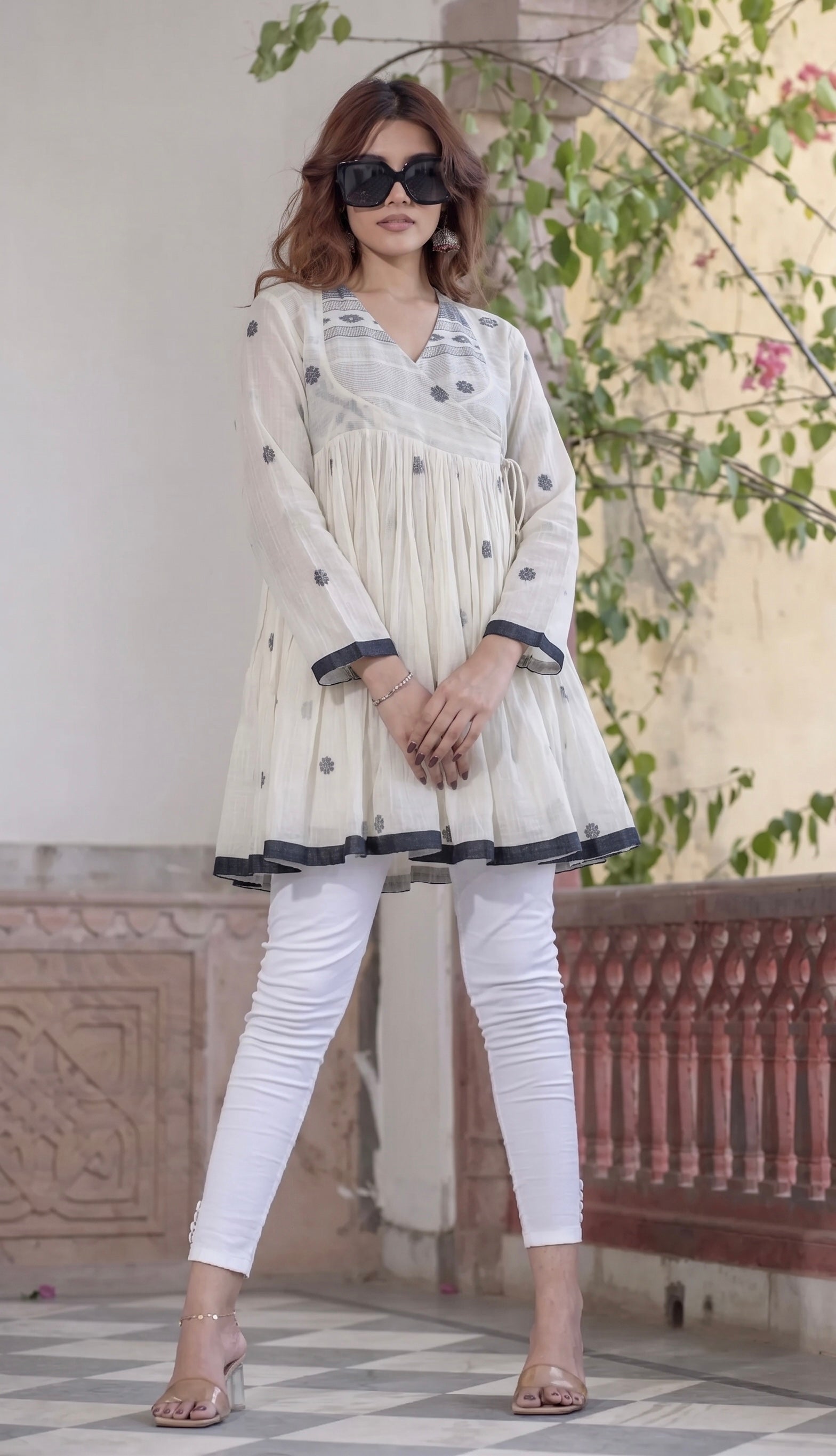 Angrakha-Style Tunic