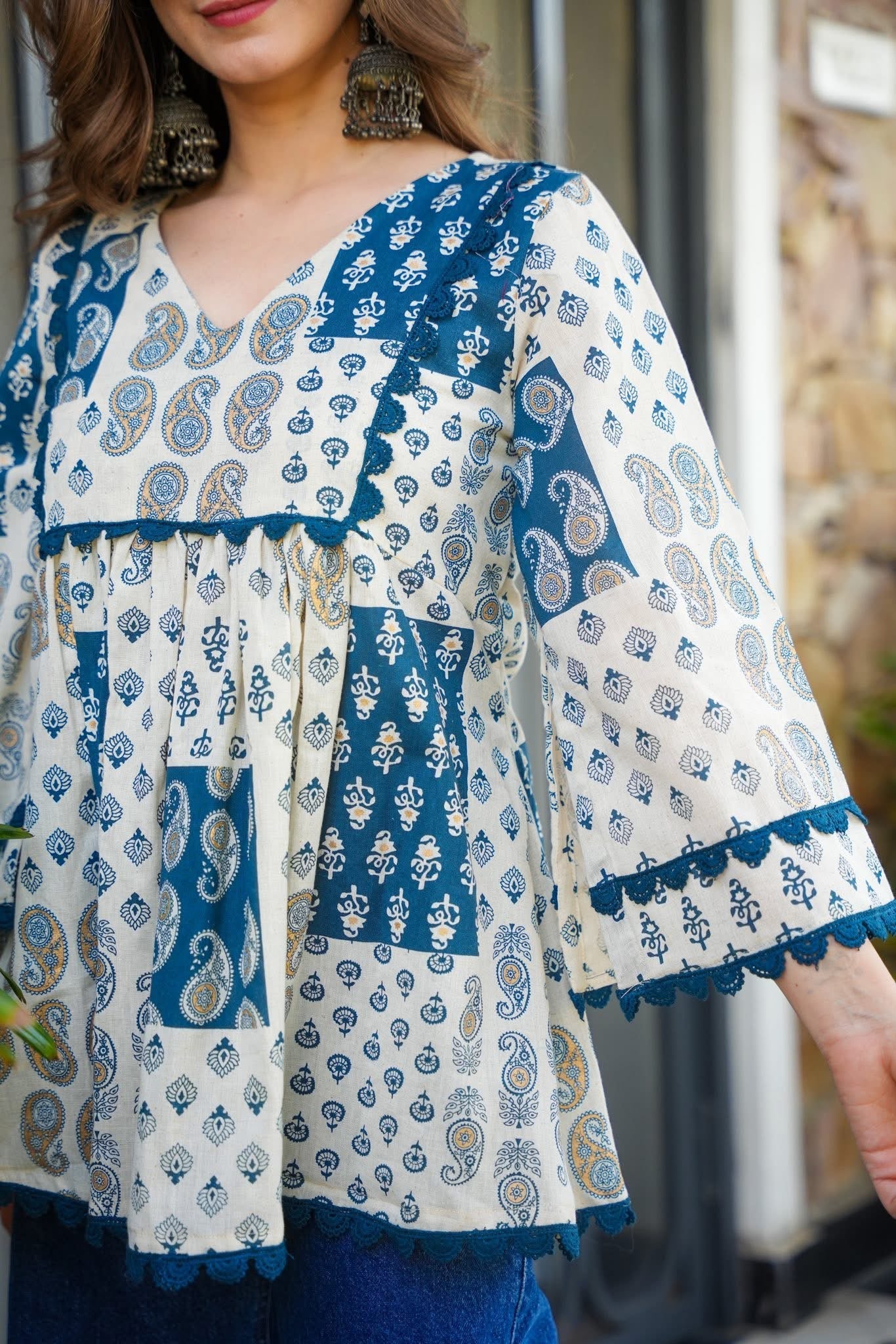 Cloud Thread Cotton Top