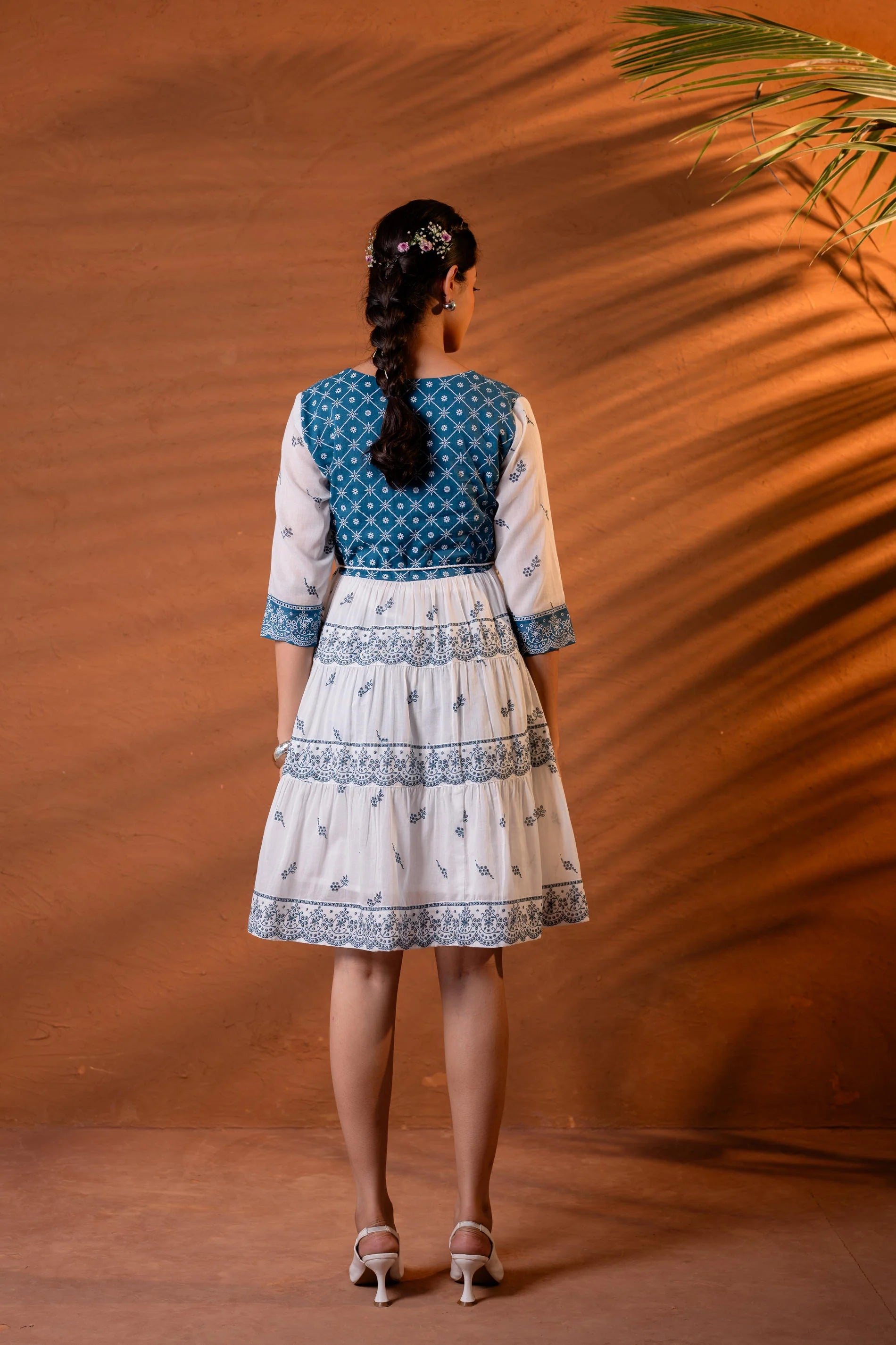 Indigo Heritage Tier Dress