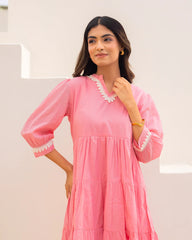 Light Pink cotton Dress