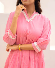 Light Pink cotton Dress