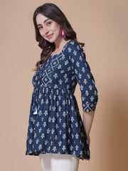 Ethnic Printed Peplum Top