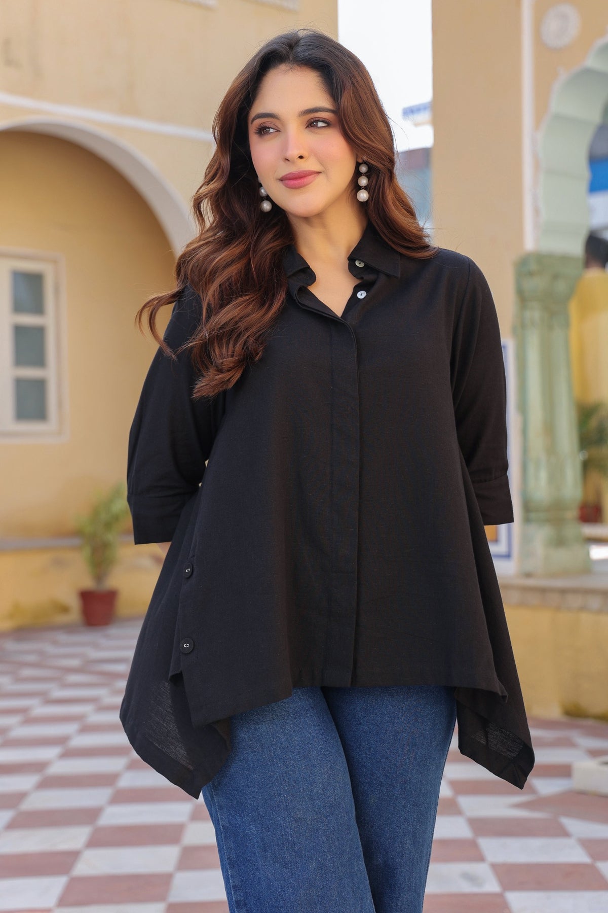 Women Standard Casual Shirt black - view 2