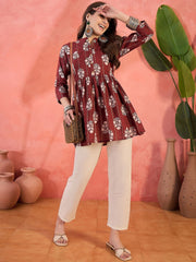 Printed Pure Cotton Tops