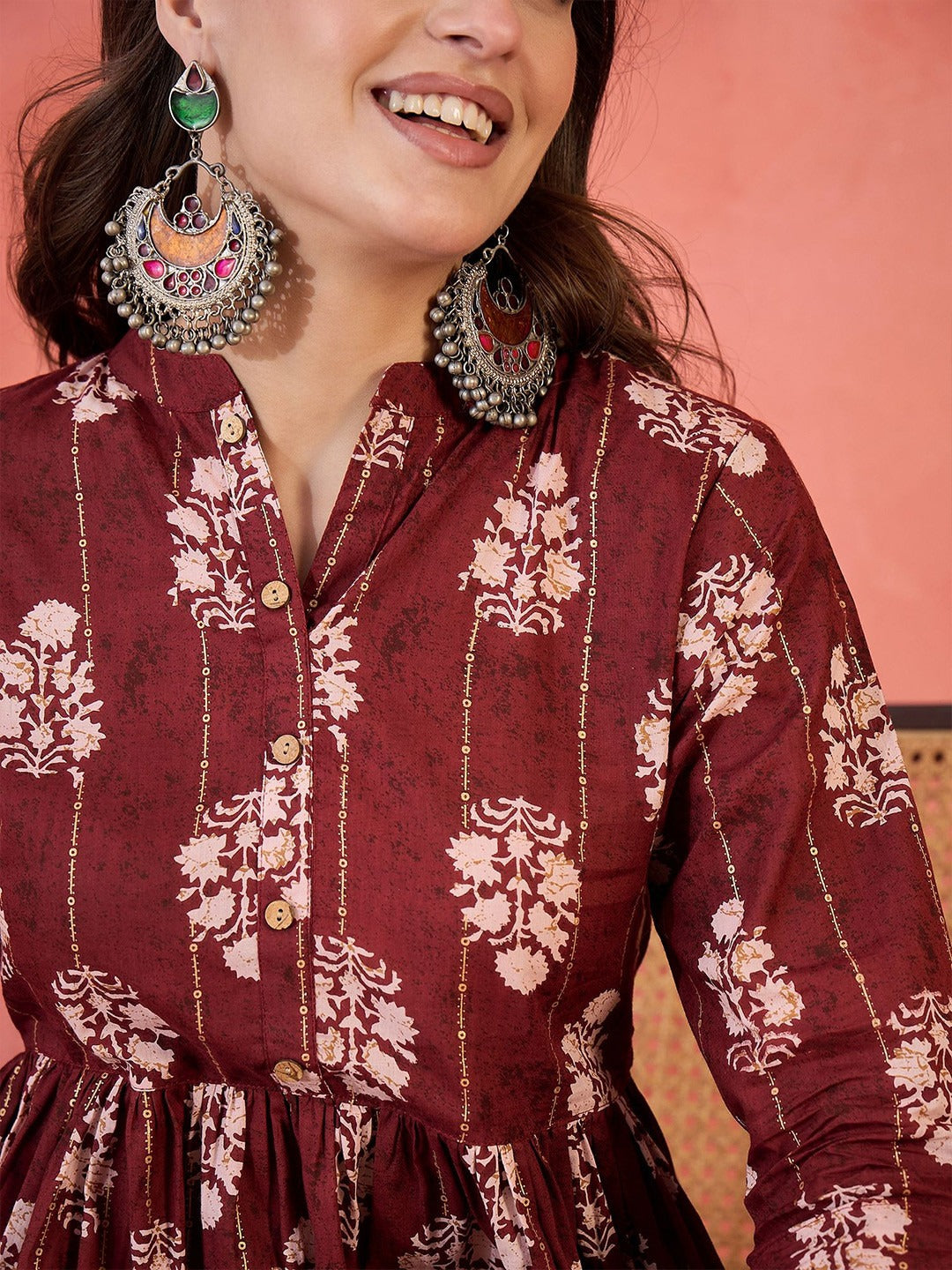Printed Pure Cotton Tops